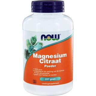 👉 Magnesium gezondheid NOW Citraat Poeder 227gr