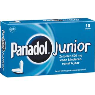 👉 Geneesmiddelen gezondheid Panadol Junior Zetpillen 500mg 6-12 Jaar 8710464105624