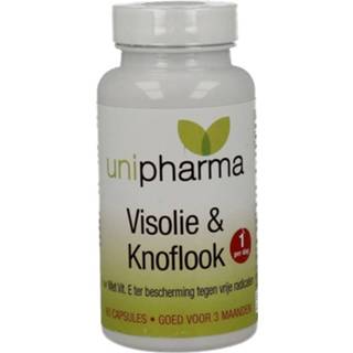 Unipharma Visolie Knoflook vitamine gezondheid Vitamine gezondheid Unipharma Visolie & Knoflook 8713713031187