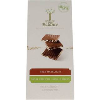👉 Afvallen eten Balance Chocolade Tablet Stevia Melk Hazelnoot 5412860000215