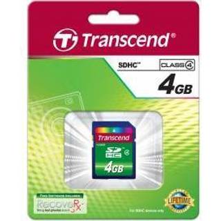 👉 SDHC kaart Transcend TS4GSDHC4 CARD [4GB SD 2.0 Class 4] - 760557818557