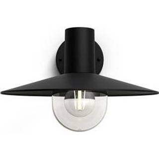 👉 Wandlamp zwart aluminium geen sensor rondom functionele verlichting Philips myGarden Skua 8718696165843