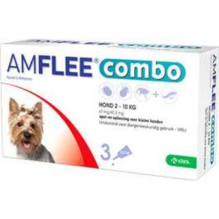 👉 Pipet Amflee Combo Spot-on Hond - 67 mg (2-10kg) 3 pipetten 3838989680619