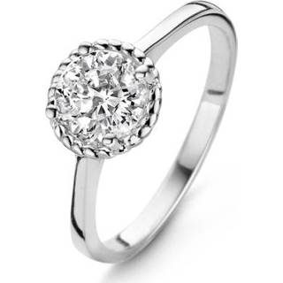 👉 New Bling Slanke Zilveren Ring met Luxe Facetgeslepen Zirkonia