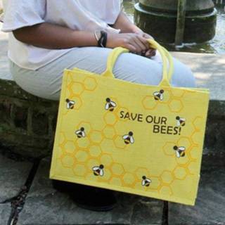 👉 Boodschappentas Juten 'Save our Bees'
