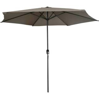 👉 Parasol aluminium algemeen Hm Ø3 m Taupe 8711621949020