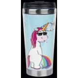 👉 Unicorn Cool Unicorn - Rainbow Koffiebeker meerkleurig
