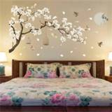 👉 Wit multi White Peach Butterfly Wall Sticker for Home Decoration