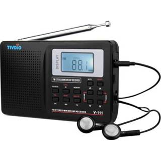👉 Draagbare radio TIVDIO Pocket Mini MW / FM SW Stereo with Earphone