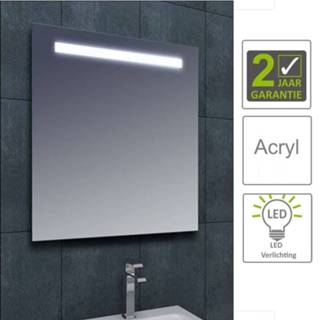 👉 Spiegel aluminium rechthoek wand tigris BWS LED met Lichtschakelaar 60x80x3.1 cm (incl bevestigingsmateriaal) 8719304328087