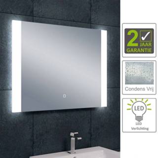 👉 Spiegel aluminium rechthoek wand sunny BWS Dimbare LED 80x60 cm (condensvrij) 8719304326557