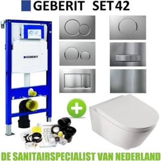 👉 Toiletset keramiek Geberit UP320 set42 Boss & Wessing Metro 56cm diep Met Sigma drukplaat 8719304429685