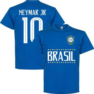 👉 Shirt blauw Brazilië Neymar JR 10 Team T-Shirt -