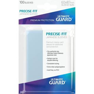 👉 Shirt transparent Ultimate Guard Precise-Fit Sleeves Japanese Size (100) 4260250072196