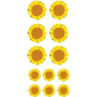 👉 Zonne bloem nederlands Container sticker zonnebloemen