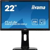 👉 X zwart Iiyama ProLite XB2283HSU-B1DP 21.5