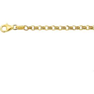 👉 Armband geelgoud goud active vrouwen TFT Jasseron 3,3 mm 19 cm 8718834202119