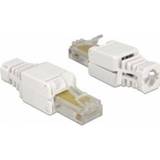 👉 Kabelverbinder wit DeLOCK 86415 RJ-45 kabel-connector 4043619864157