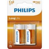 👉 Batterij Pro+ Philips Longlife batterijen C 2 stuks in blister