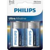 👉 Alkaline batterij Pro+ Philips Ultra batterijen D 2 stuks in blister