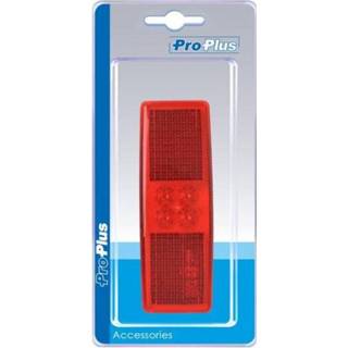 👉 Markeringslamp Pro+ 12/24V rood 110x40mm LED in blister