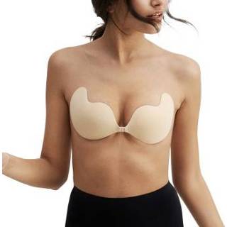 👉 Vrouwen beige Freebra Cleavage Boost Bra * Gratis verzending