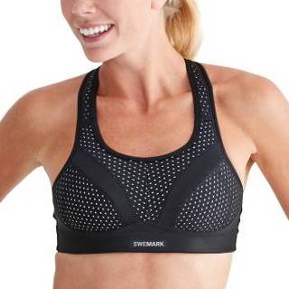 👉 Vrouwen zwart Swemark Incredible Extreme Support Sports Bra * Gratis verzending