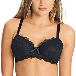 👉 Vrouwen zwart Freya Fancies Underwire Padded Half Cup Bra * Gratis verzending