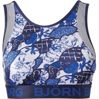 👉 Vrouwen blauw Björn Borg Porcelain Shade High Neck Soft Top * Gratis verzending