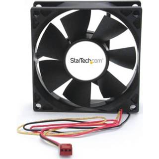 👉 Computerbehuizing active StarTech 80x25mm Ventilator voor met Dubbele