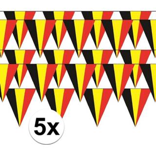 👉 Vlaggen lijn active 5x Belgische vlaggenlijn / slinger 5 meter