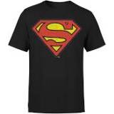 👉 Originals Official Superman Crackle Logo Men's T-Shirt - Black - XXL - Zwart