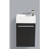 👉 Fontein kast glans wit Sanilux Toilet fonteinkast 41x23x18cm