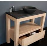 👉 Badmeubel Sanilux Belize Wood & Stone 100cm
