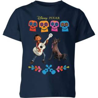 👉 Shirt coco t-shirts kinderen blauw Disney Miguel en Dante Kinder T-shirt - Navy 11-12 Years