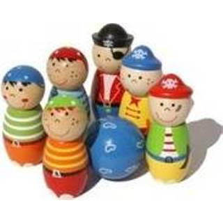 👉 Kegelspel houten active kinderen Simply for Kids 22107 Piraten 8717278834962