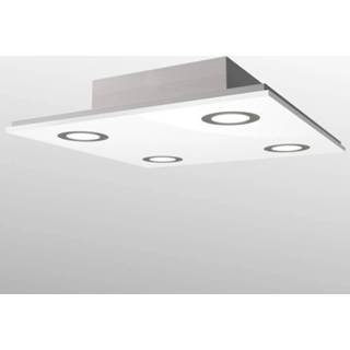 👉 Wit Vierkante LED-plafondlamp Pano,