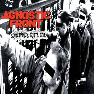 👉 Zilverkleurig Agnostic Front standard unisex Something's gotta give LP 4059251239178