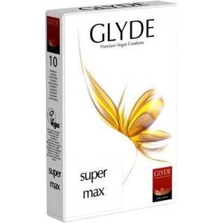 👉 Condoom latex transparant Glyde Ultra Supermax - 10 Vegan Condooms 9343359009982