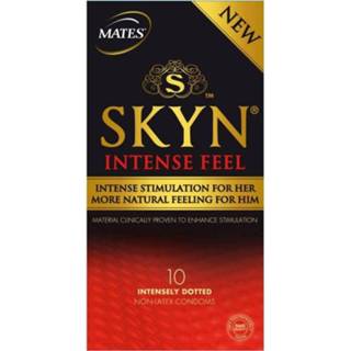 👉 Condoom polyisopreen transparant Mates Skyn Intense Feel 12 Latexvrije Condooms