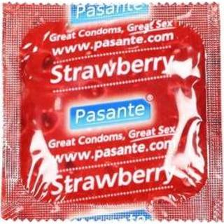 👉 Condoom Pasante Strawberry Flavour Met Aardbeiensmaak