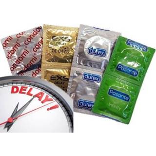 👉 Condoom latex transparant Anoniem Delay Probeerpakket (8 Condooms)