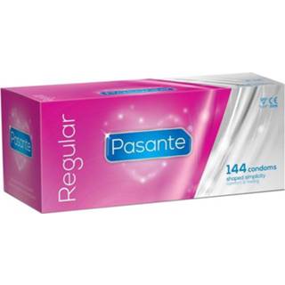 👉 Condoom latex transparant Pasante Regular Anatomisch Gevormde Condooms 144 stuks (grootverpakking) 5032331006647