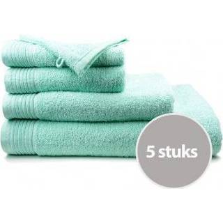 👉 Handdoek The One Voordeelpakket 450 gram 50x100 cm Mint (5 stuks)