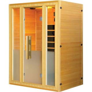 👉 Infraroodsauna hout frarood rechthoek Infrarood Sauna Calipso 142x107 cm 2000W 3 Persoons 9002827303150