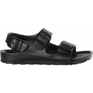 👉 EVA foam slippers lifestyle kinderen zwart Birkenstock Milano Kids 4044477022451