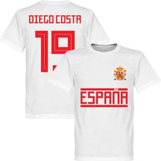 👉 Shirt wit Spanje Diego Costa 19 Team T-Shirt -