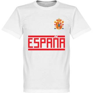 👉 Shirt wit Spanje Team T-Shirt -