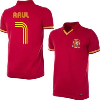 👉 Voetbalshirt Spanje Retro 1988 + Raul 7