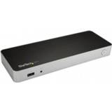 👉 Zwart zilver StarTech.com MST30C2HHPDU USB 3.0 (3.1 Gen 1) Type-C Zwart, notebook dock & poortreplicator
